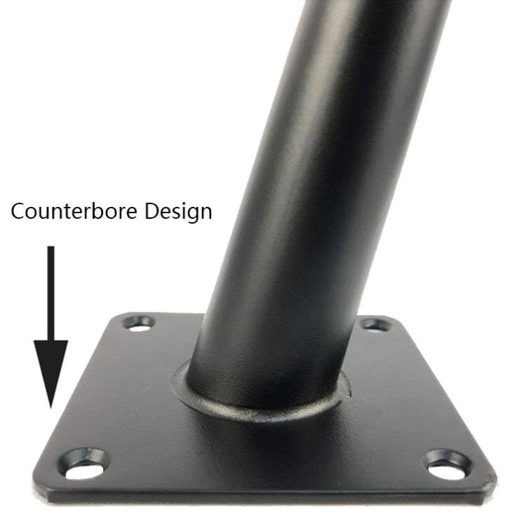 LH-ZT-0001 Cone Round Tube Furniture Support Legs, Style:, Oblique Cone Height 25cm, Oblique Cone Height 30cm, Oblique Cone Height 35cm, Oblique Cone Height 38cm, Oblique Cone Height 40cm, Oblique Cone Height 43cm, Oblique Cone Height 45cm             ...