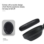 زوجان من وسادات الأذن الجلدية PU لسماعة Sony WH-1000XM4، WH-1000XM4 (أسود + إبزيم)، WH-1000XM4 (أزرق + إبزيم)