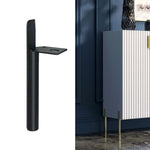 LH-D012-01 Cylindrical Metal Furniture Support Legs, Height:, 13cm, 15cm, 18cm, 20cm