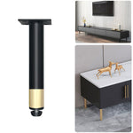 Metal Furniture Support Legs with Adjustment Pad, Height:, 10.5cm, 11cm, 12cm, 12.5cm, 13cm, 13.5cm, 14cm, 14.5cm, 15cm, 15.5cm, 16cm, 16.5cm, 17cm, 17.5cm, 18cm, 18.5cm, 21cm