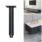 Metal Furniture Support Legs with Adjustment Pad, Height:, 10.5cm, 11cm, 12cm, 12.5cm, 13cm, 13.5cm, 14cm, 14.5cm, 15cm, 15.5cm, 16cm, 16.5cm, 17cm, 17.5cm, 18cm, 18.5cm, 21cm