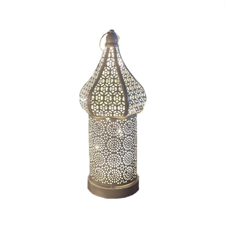 Moroccan Hollow LED Wrought Iron Decorative Lamp, Spec:, Small, Medium, Large