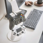 Gamepad Storage Rack Desktop Headphone Storage Rack, 3 Floors White, 3 Floors Black, 4 Floors White, 4 Floors Black