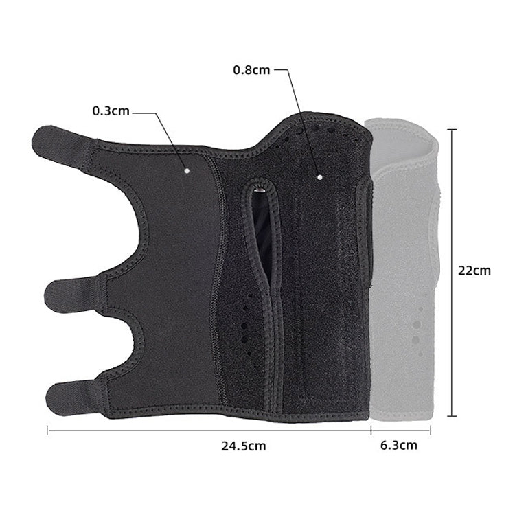 Sports Steel Plate Support Wristband