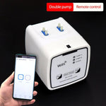 جهاز تحكم ري بالتنقيط ذكي واي فاي WD-01ADE، مضخة مزدوجة 15 وعاء، مضخة مزدوجة 20 وعاء