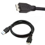 USB 3.0 Male To Micro USB HDD Data Cord For External Mobile HDD,Cable Length:1.8m