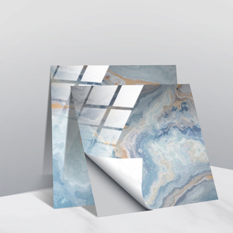 PVC Crystal Covered Film Geometric Pattern Tile Wall Sticker, 20 PCS 15cm