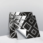 PVC Crystal Covered Film Geometric Pattern Tile Wall Sticker, 20 PCS 20cm