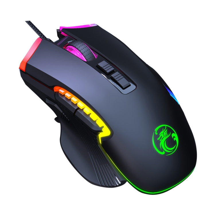 IMICE T70 8-Button 7200DPI RGB Lighting Programmable Wired Gaming Mouse, Cable Length: 1.8m, T70