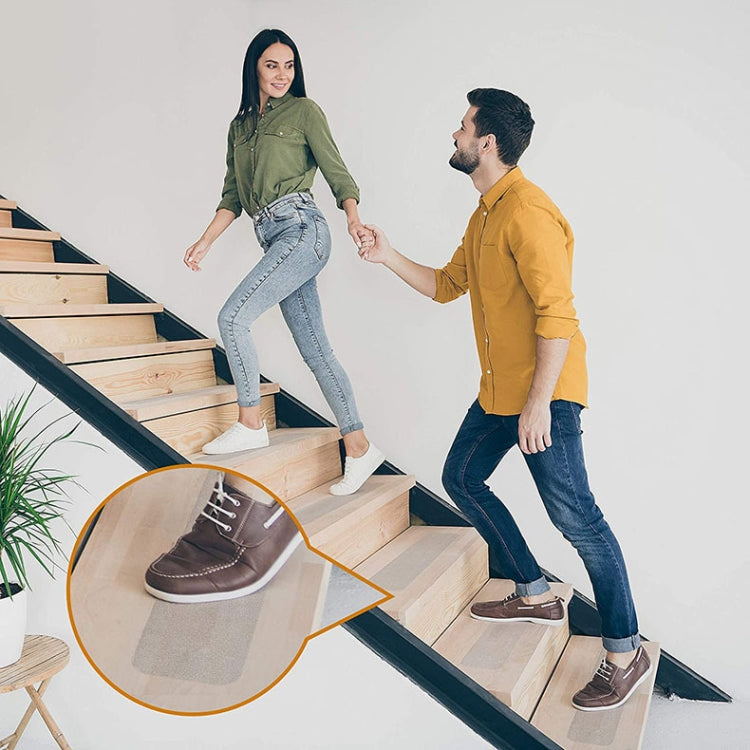 15 PCS PEVA  Rubber Non-marking Step Non-slip Tape,Size:, 10 x 60cm, 10 x 81cm, 15 x 61cm, 15 x 76cm, 15 x 81cm