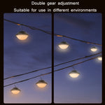 Outdoor Portable Hanging USB Charging Camping Light, Black, Beige