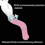 24pcs /Bag Wavy Shaped Safety Bathtub Non-Slip Sticker, 1.3 x 18cm