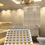 Home 3D Stereo Waterproof Crystal Epoxy Wall Sticker, YJC0041Y, YJC0056Y, YJC0079, YJC0080