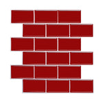 Waterproof and Oilproof 3D Wall Sticker, YJC0071Y, YJC0072Y, YJC0073Y, YJC0074, YJC0093, YJC0094, YJC0095, YJC0096, YJC0097, YJC0098