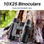 APEXEL 10 x 25 Binoculars  BAK4 Prism Zoom Telescope for Bird-watching Hunting Hiking, APL-RB10X25