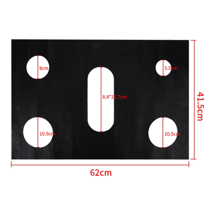 Gas Stove 5-hole Oil-proof Pad Teflon Protective Cover Anti-dirty Pad, 0.2mm, 0.3mm, 0.4mm