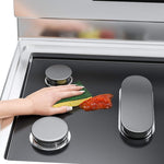 Gas Stove 5-hole Oil-proof Pad Teflon Protective Cover Anti-dirty Pad, 0.2mm, 0.3mm, 0.4mm