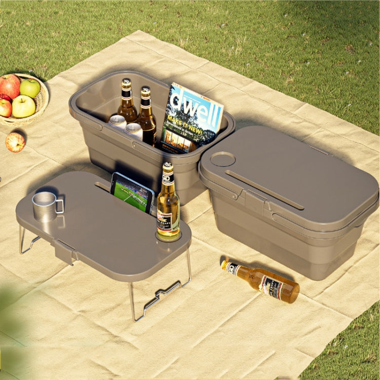 Camping-Wassertransportkorb Picknickkorb Outdoor-Faltbox Kann als Tisch verwendet werden