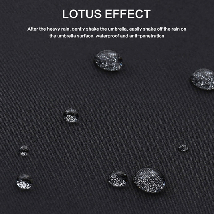 PARACHASE Ten-bone Double-layer Large Windproof Business Automatic Folding Umbrella, Grey, Black, Navy, Khaki