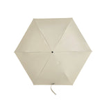 PARACHASE Carbon Fiber Light Portable Small Clever Black Glue Sunscreen Anti-UV Sun Umbrella, Black, Navy, Khaki