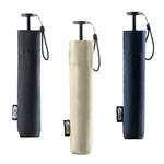 PARACHASE Carbon Fiber Light Portable Small Clever Black Glue Sunscreen Anti-UV Sun Umbrella, Black, Navy, Khaki