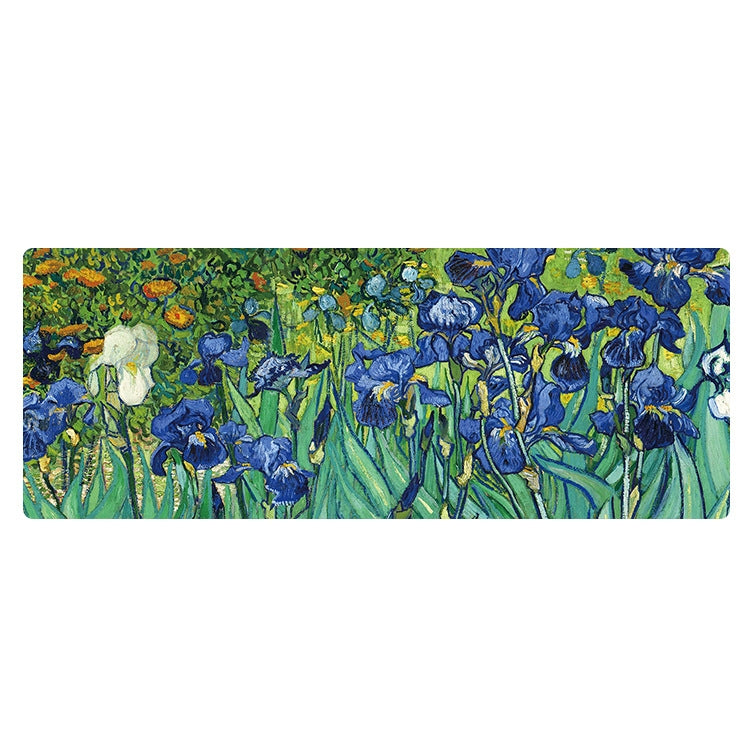 Am002 Large Oil Painting Desk Rubber Mouse Pad, 400x900x1.5mm Unlocked, 400x900x3mm Locked, 400x900x2mm Locked, 300x800x2mm Locked