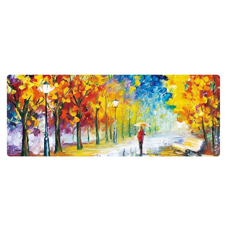 Am002 Large Oil Painting Desk Rubber Mouse Pad, 300x800x5mm Locked, 400x900x4mm Locked, 400x900x5mm Locked, 300x800x1.5mm Unlocked, 300x800x3mm Locked, 300x800x4mm Locked