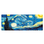 Am002 Large Oil Painting Desk Rubber Mouse Pad, 300x800x5mm Locked, 400x900x4mm Locked, 400x900x5mm Locked, 300x800x1.5mm Unlocked, 300x800x3mm Locked, 300x800x4mm Locked