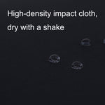 PARACHASE Solid Wood Bending Handle 10 Bone Three Fold Automatic Umbrella, Grey, Black, Navy