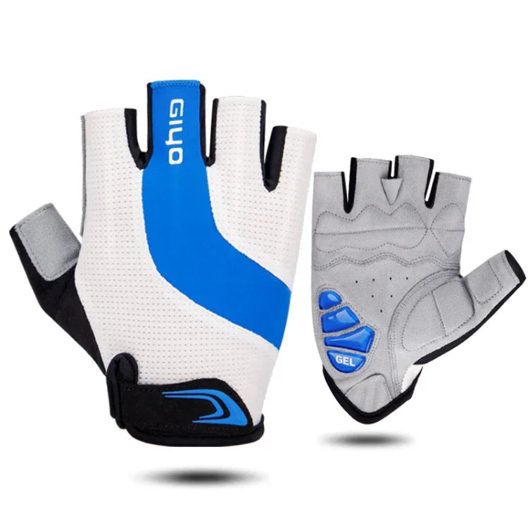 GIYO S-14 Bicycle Half Finger Gloves GEL Shock Absorbing Palm Pad Gloves, S, M, L, XL, XXL