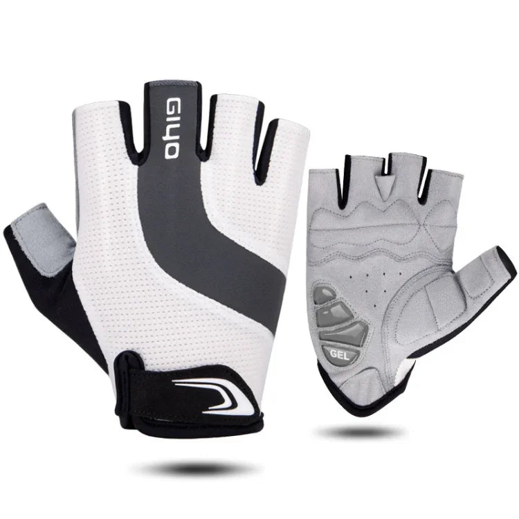 GIYO S-14 Bicycle Half Finger Gloves GEL Shock Absorbing Palm Pad Gloves, S, M, L, XL, XXL