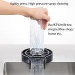 Automatic Faucet High Pressure Spray Washer, Style:, Black, Black+Soft Hose+G1/2 Three-way, Black+Soft Hose+G9/16 Three-way, 304 Stainless Steel, 304 Stainless Steel+Soft Hose+G1/2 Three-way, 304 Stainless Steel+Soft Hose+G9/16 Three-way, Silver