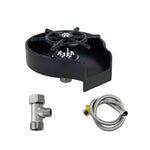 Automatic Faucet High Pressure Spray Washer, Style:, Black, Black+Soft Hose+G1/2 Three-way, Black+Soft Hose+G9/16 Three-way, 304 Stainless Steel, 304 Stainless Steel+Soft Hose+G1/2 Three-way, 304 Stainless Steel+Soft Hose+G9/16 Three-way, Silver