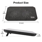 NUOXI M10 Dual USB Laptop Cooler