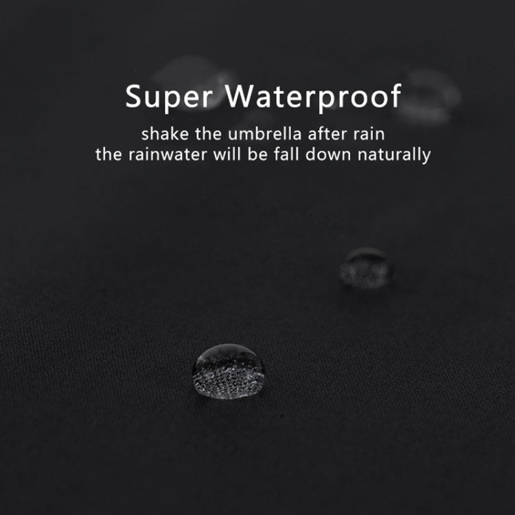 PARACHASE Large Ruggedized Shrink Retro Wind-Resistant Folding Umbrella, Blue, Black