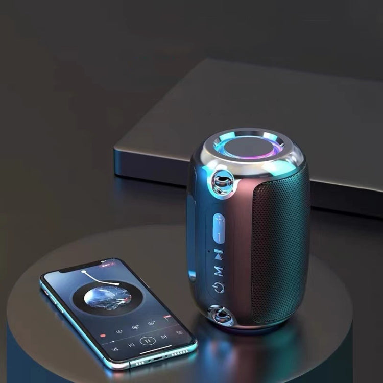مكبر صوت بلوتوث محمول S1 HIFI ستيريو، أسود بارد، رمادي فضي، أزرق غامق، أحمر جذاب