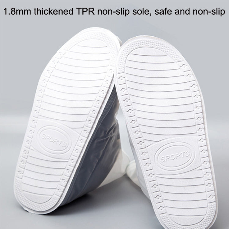 1 Pair Rainy Outdoor Anti-Skid Waterproof Shoe Cover Thickening Repetitive Use Shoe Cover, S, M, L, XL, XXL, XXXL