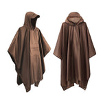 3 In 1 Raincoat Backpack Mountaineering Outdoor Hiking Rain Cape