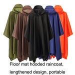 3 In 1 Raincoat Backpack Mountaineering Outdoor Hiking Rain Cape