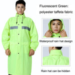 X18 Siamese Raincoat Outdoor Adult Reflective Riding Raincoat, XL, XXL, XXXL, XXXXL