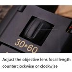 TY3060 Portable Micro Night Vision Outdoor Telescope, 30X Orange Film, 30X Blue Film