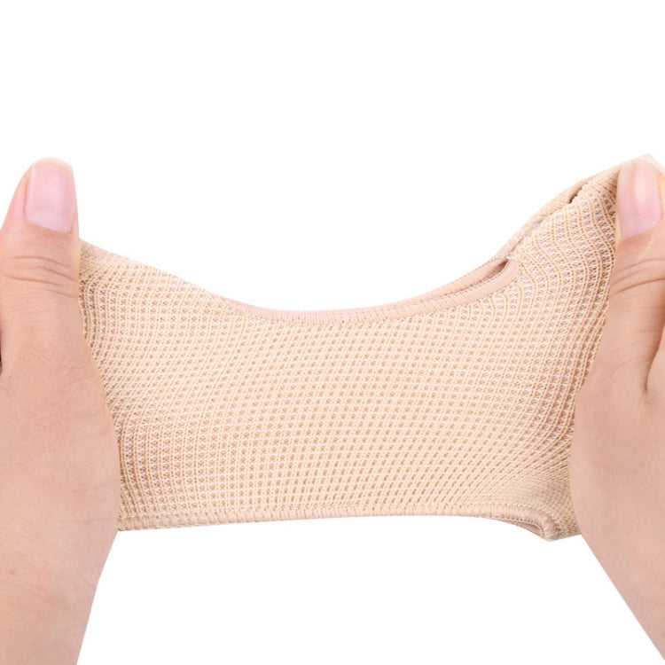 1 Pair Threaded U-Shaped Forefoot Pad Hallux Valgus Corrector Socks, S, L