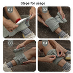 Outdoor Elastic Tourniquet Camping First Aid Vacuum Compression Bandage, Large, Small