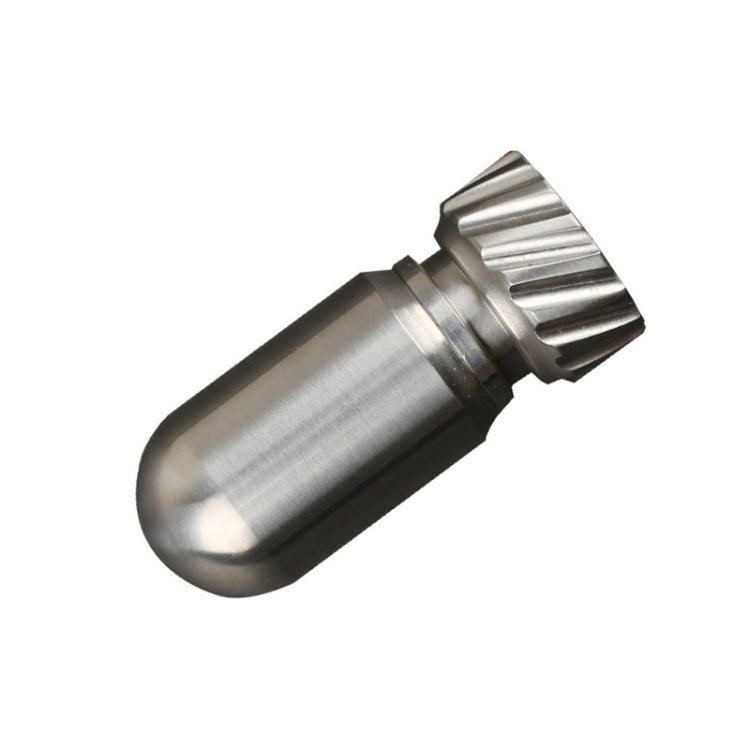 Portable Pure Titanium Mini Waterproof Warehouse Sealed Jar Pill Box, Color:, Primary Color, Baked Blue