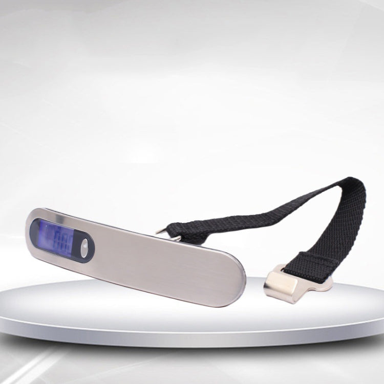 Stainless Steel Handheld Electronic Luggage Scale Portable Express Scale, Black, White