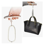 Stainless Steel Handheld Electronic Luggage Scale Portable Express Scale, Black, White