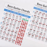 Copper Paper Guitar Chord Fingering Exercise Chart, Small, Large