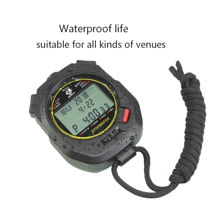 YS Electronic Stopwatch Timer Track And Field Training Running Watch, Style:, YS-810 10 Memories (Black), YS-830 30 Memories (Black), YS-860 60 Memories (Black), YS-8100 100 Memories (Black), YS-810 10 Memories (White), YS-830 30 Memories (White)      ...