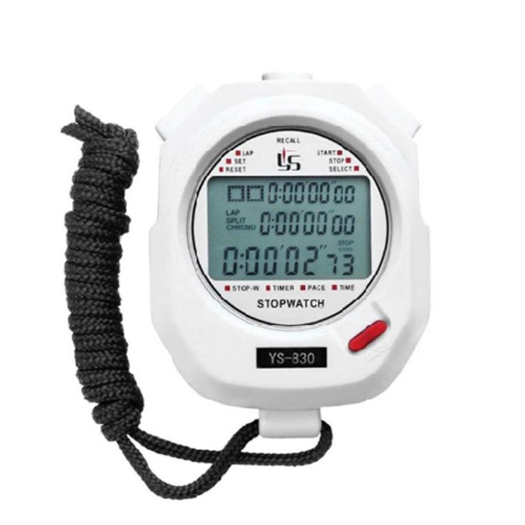 YS Electronic Stopwatch Timer Track And Field Training Running Watch, Style:, YS-810 10 Memories (Black), YS-830 30 Memories (Black), YS-860 60 Memories (Black), YS-8100 100 Memories (Black), YS-810 10 Memories (White), YS-830 30 Memories (White)      ...