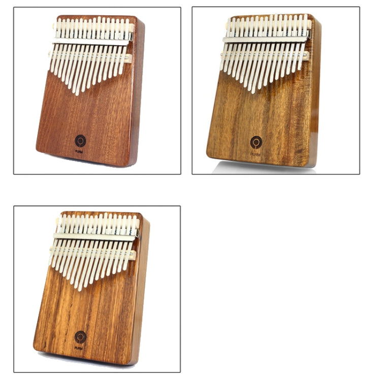 PURM Kalimba Thumbs Piano Beginner Piano Portable Musical Instrument, 17-tone Acacia Wood, 17 Tone Mahogany, 21 Tone Mahogany